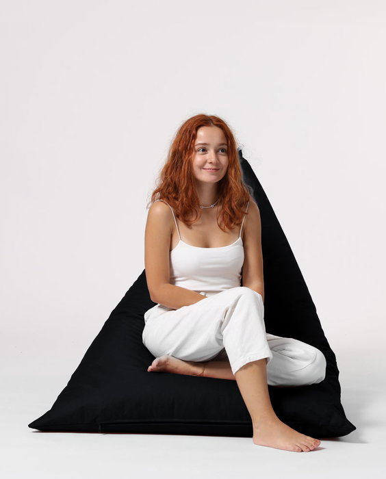 Atelier Del Sofa Pyramid Big Bed Pouf - Negro